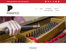 Tablet Screenshot of pianifico.com